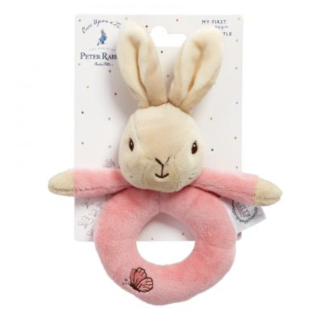 Peter Rabbit Knuffel Bijtring (Roze)