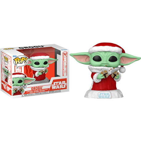 Funko Pop 747 Grogu with Cookies (Holiday), The Mandalorian