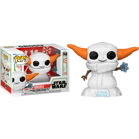 Funko Pop 748 Grogu Snowman (Holiday), The Mandalorian