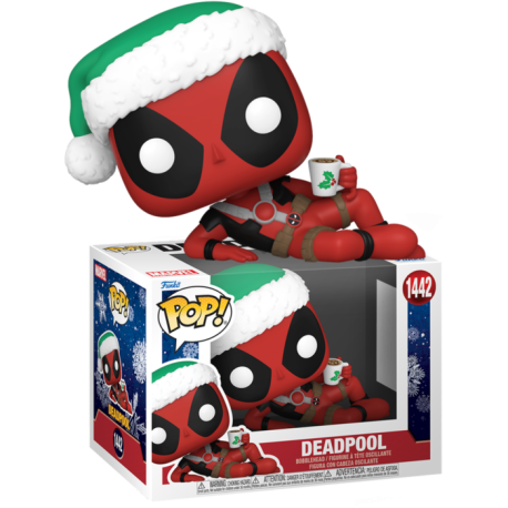 Funko Pop 1442 Deadpool with Hot Cocoa (Holiday), Marvel