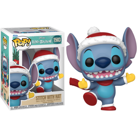 Funko Pop 1503 Stitch with Santa Hat (Holiday), Lilo & Stitch