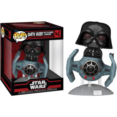 Funko Pop 742 Darth Vader with TIE Advanced x1 Starfighter, Star Wars