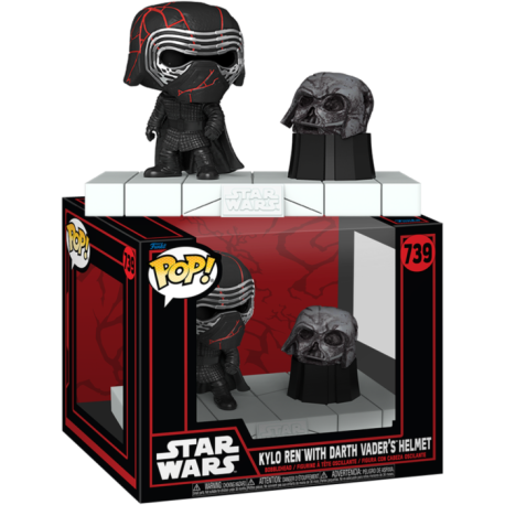 Funko Pop 739 Kylo Ren with Darth Vader's Helmet Deluxe, Star Wars