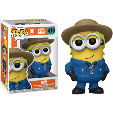 Funko Pop 418 Despicable Me 4 x BTS - RM Minion