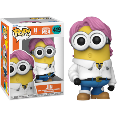 Funko Pop 419 Despicable Me 4 x BTS - Jin Minion