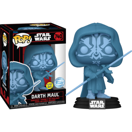 Funko Pop 740 Darth Maul (Holo) Glow-in-the-Dark (Special Edition), Star Wars