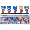 Funko Pop 5-Pack Marvel: Year Of The Shield - Captain America Through the Ages (Special Edition)