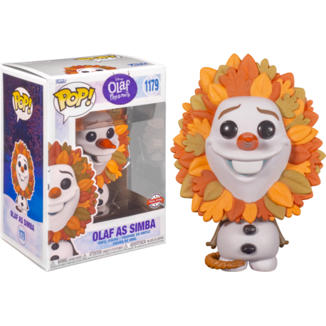 Funko Pop 1179 Olaf as Simba, Frozen & Lion King