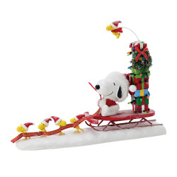 Possible Dreams - Snoopy & Woodstock - Sleigh Group Effort