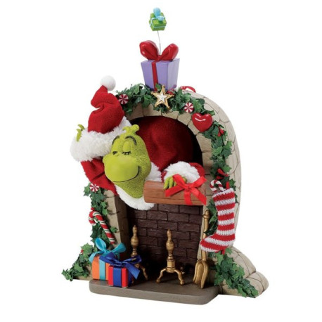 Possible Dreams - Grinch in a Fireplace