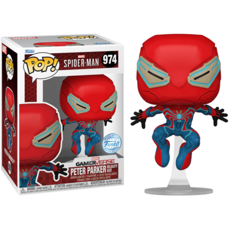 Funko Pop 974 Peter Parker in Velocity Suit (Special Edition), Spider-Man