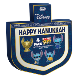 Lilo & Stitch - Stitch Happy Hanukkah Box Pocket Pop! Vinyl 4-Pack