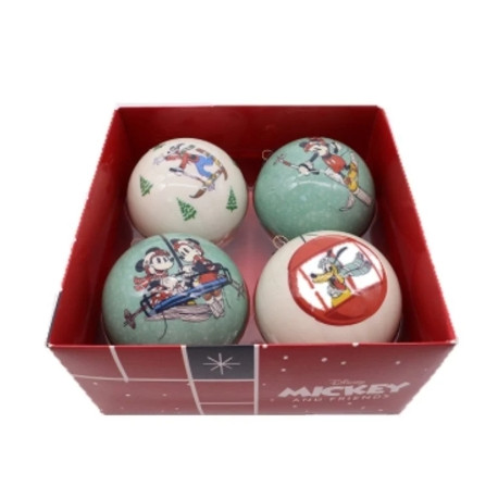 Disney Mickey Mouse Holiday Baubles Gifset (4pcs)