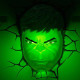 Marvel 3D LED Verlichting Hulk Face 3D