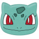 Pokemon Pillow Bulbasaur 34 cm