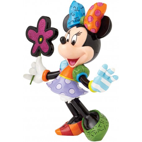 Disney by Britto Minnie Mouse with Flowers Stone Resin Figurine