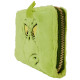 Loungefly Dr Seuss Plush Grinch Glow Cosplay Zip Around Wallet