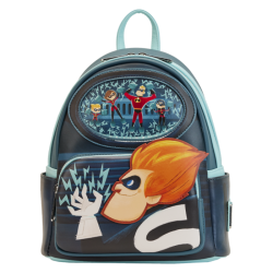 Loungefly The Incredibles - Syndrome Glow in the Dark 10” Faux Leather Mini Backpack