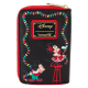 Loungefly Disney - Mickey & Friends Christmas Light Decorations Glow in the Dark 4" Zip-Around Wallet