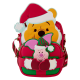 Loungefly Winnie the Pooh - Santa Winnie & Piglet Cosplay 8" Faux Leather Crossbuddy Bag