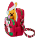 Loungefly Winnie the Pooh - Santa Winnie & Piglet Cosplay 8" Faux Leather Crossbuddy Bag