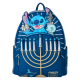 Loungefly Lilo & Stitch - Stitch Hanukkah Menorah Light Up 10" Faux Leather Mini Backpack