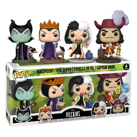 Funko Pop 4-Pack: Disney Villains (Special Edition)