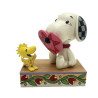 Jim Shore - Love & Laughter (Snoopy with Heart on Nose)