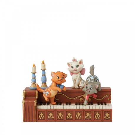 Disney Traditions - Paws at Play (Aristocats Kittens on Piano Figurine)