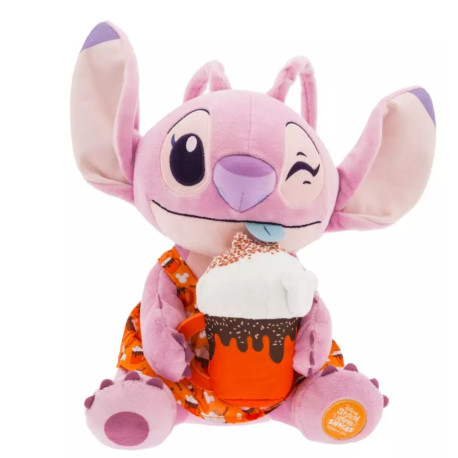 Disney Angel Stitch Attacks Snacks Hot Chocolate Limited Release Knuffel - 33cm