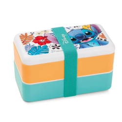 Disney Lunch box - Stitch White 18×10