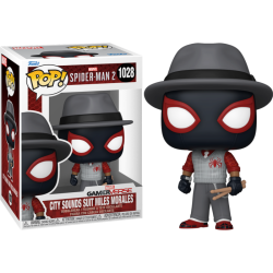 Funko Pop 1028 City Sounds Suit Miles Morales, Spider-Man 2