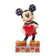 Disney Traditions - A Love Note (Mickey With Personalised Heart Figurine)