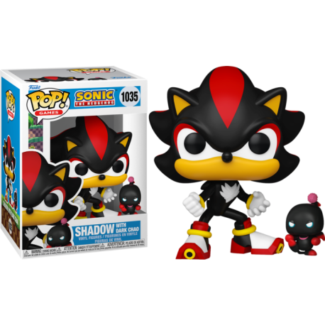 Funko Pop 1035 Shadow with Dark Chao, Sonic The Hedgehog