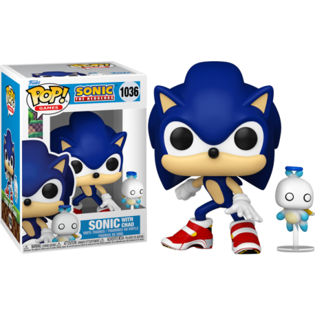 Funko Pop 1036 Sonic with Chao, Sonic The Hedgehog