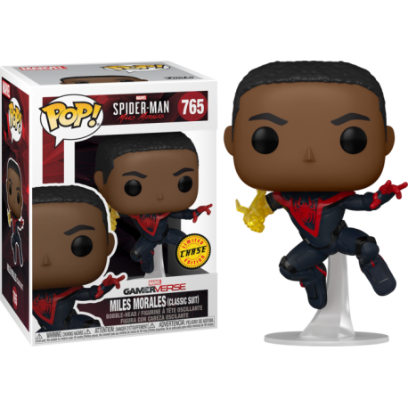 Funko Pop 765 Miles Morales in Classic Suit (Chase), Spider-Man