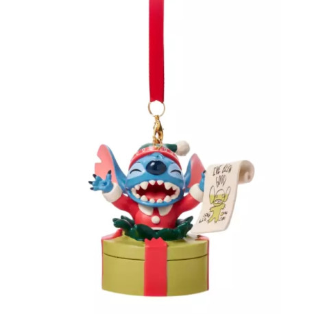 Disney Stitch Festive Sketchbook Ornament, Lilo & Stitch