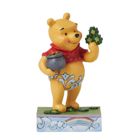 Disney Tradititions - Lucky Ol' Bear (Winnie The Pooh With Clover Figurine)