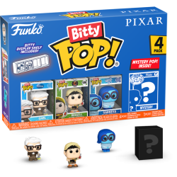 Pixar - Carl, Russell (Dug Days), Sadness & Mystery Bitty Pop! Vinyl Figure 4-Pack