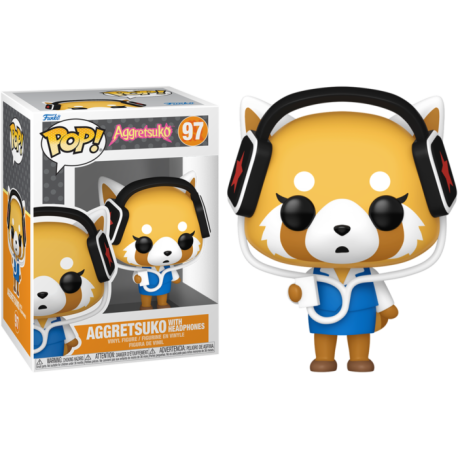 Funko Pop 97 Aggretsuko with Headphones, Aggretsuko