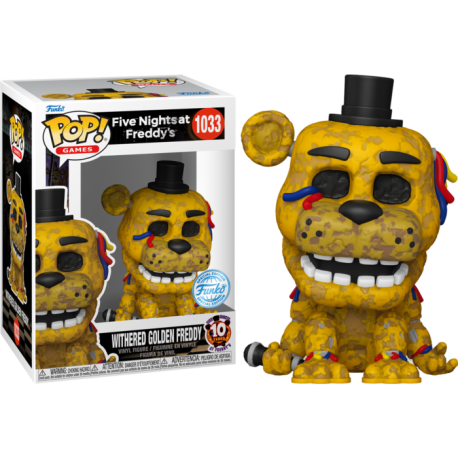 Funko Pop 1033 Withered Golden Freddy (Special Edition), Five Nights At Freddy's