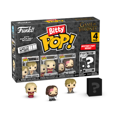 Game of Thrones - Tyrion Lannister, Cersei Lannister, The Hound & Mystery Bitty Pop! Vinyl Figure 4-Pack