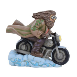 Pre Order - Jim Shore Harry Potter - Guardian In The Sky (Hagrid On Bike)