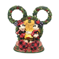 Pre Order - Disney Traditions - Magical Winter Moments (Mickey & Minnie Diorama)