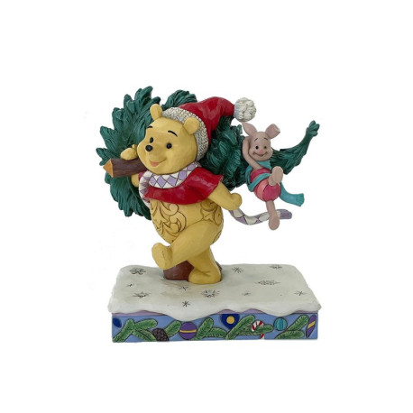 Pre Order - Disney Traditions - A Tree For Two (Winnie The Pooh & Piglet With Christmas Tree