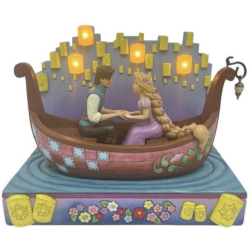 Pre Order - Disney Traditions - A Dream Come True (Tangled Boat With LED Lanterns)