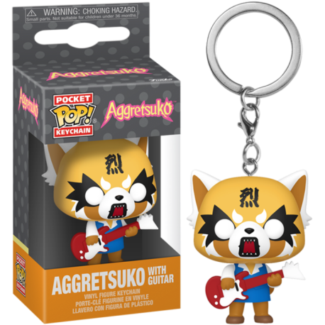 Aggretsuko - Aggretsuko with Guitar Pocket Pop! Keychain