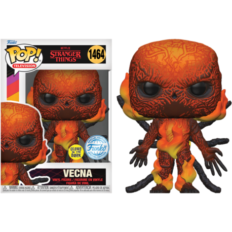 Funko Pop 1464 Vecna on Fire Glow-in-the-Dark (Special Edition), Stranger Things