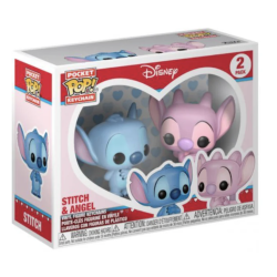 Lilo & Stitch Pocket POP! Vinyl Keychain 2-Pack Stitch & Angel 4 cm