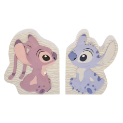 Disney Stitch & Angel Bookends